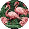 Malen nach Zahlen - Flamingos in Blumen ©art_selena_ua