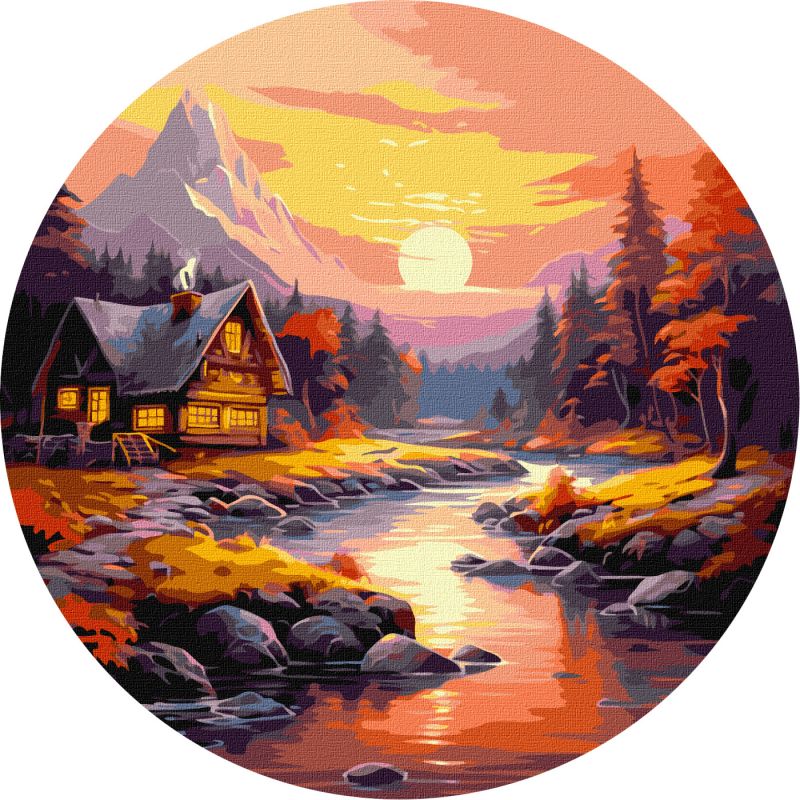 Malen nach Zahlen - Bergpanorama ©art_selena_ua