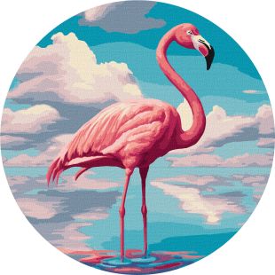 Malen nach Zahlen - Exquisiter Flamingo ©art_selena_ua