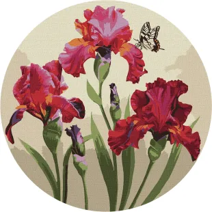 Malen nach Zahlen - Auserlesener Iris ©annasteshka