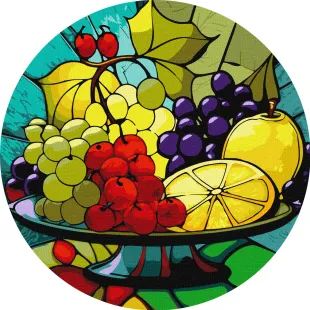 Malen nach Zahlen - Obstteller ©art_selena_ua