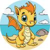 Painting by numbers - Charming dragon ©art_selena_ua