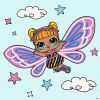 Painting by numbers - L.O.L. Surprise! O.M.G. Fairies Flutterstar