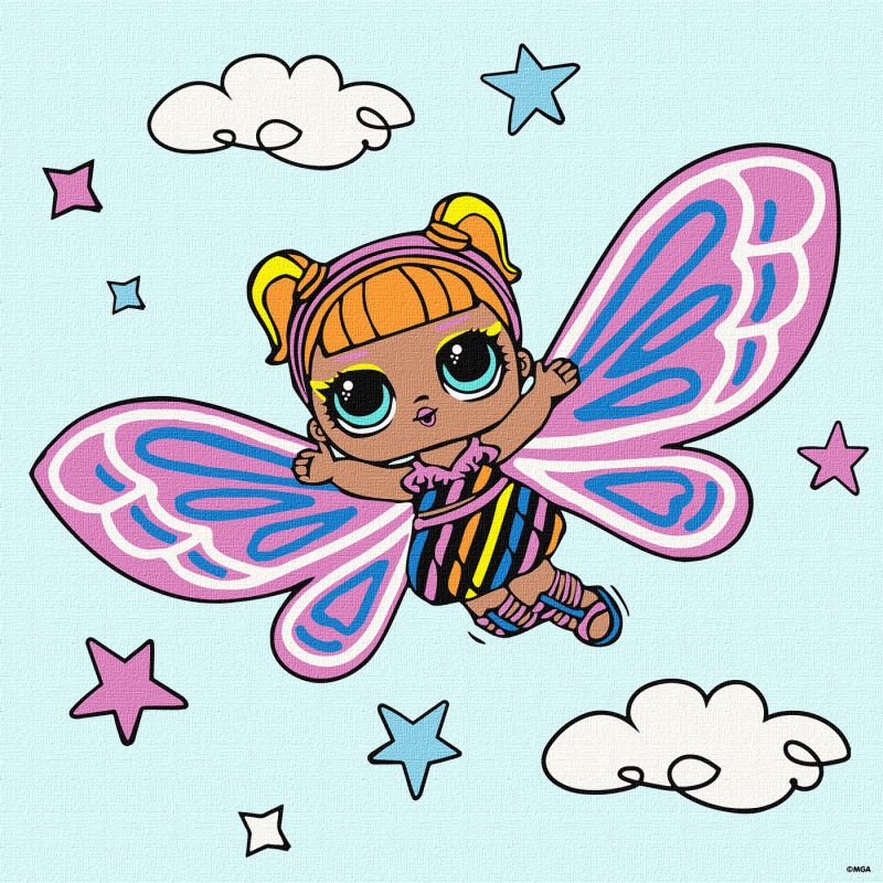 Painting by numbers - L.O.L. Surprise! O.M.G. Fairies Flutterstar