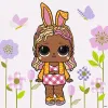 Malen nach Zahlen - L.O.L. Surprise! Spring Bling BossBunny