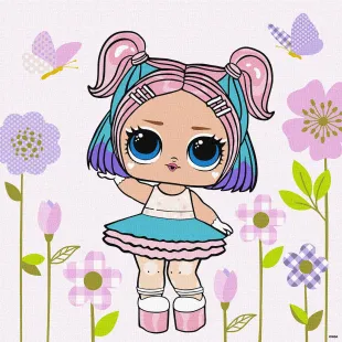 Malen nach Zahlen - L.O.L. Surprise! Spring Bling CandyQT