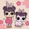 Painting by numbers - L.O.L. Surprise! Spring Bling Doll & Pet