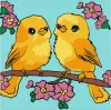 Painting by numbers - Rainbow birds ©art_selena_ua