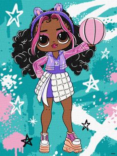 Malen nach Zahlen - L.O.L. Surprise! Tweens Skate Dance Hoops Cutie