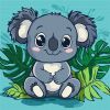 Malen nach Zahlen - Ein fröhlicher Koala ©art_selena_ua