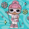 Malen nach Zahlen - L.O.L. Surprise! Winter chill. Snow Bunny