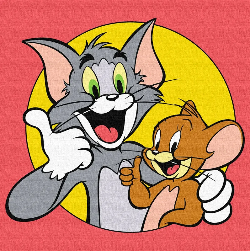 Malen nach Zahlen - Tom und Jerry: Noch mehr Spaß zusammen ©Warner Bros.