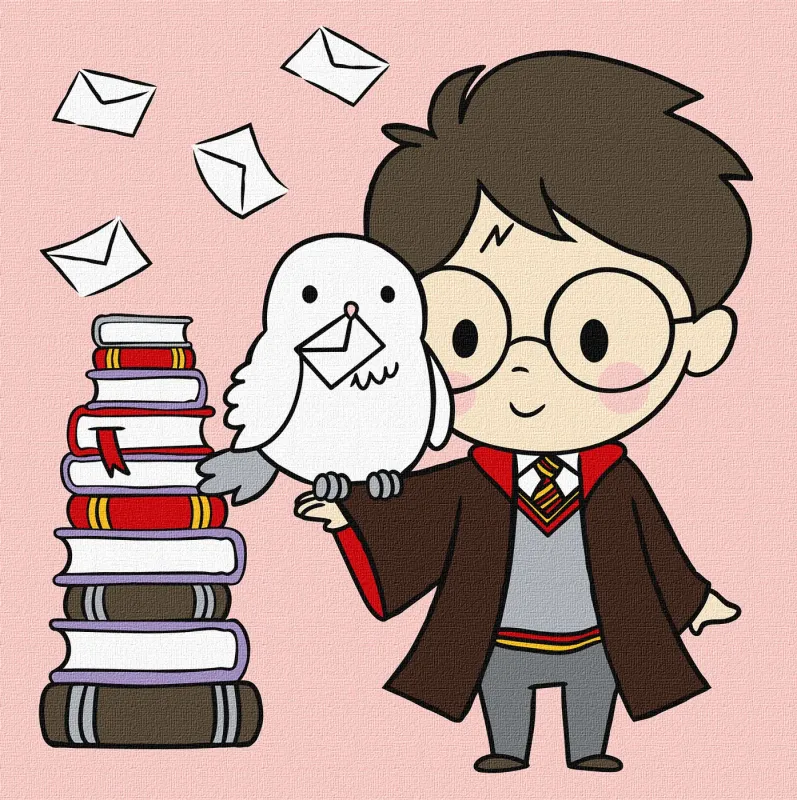 Malen nach Zahlen - Harry Potter: Harry und die Briefe ©Warner Bros.