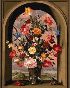 Malen nach Zahlen - Blumengesteck ©Ambrosius Bosschaert de Oude