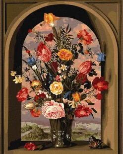 Malen nach Zahlen - Blumengesteck ©Ambrosius Bosschaert de Oude