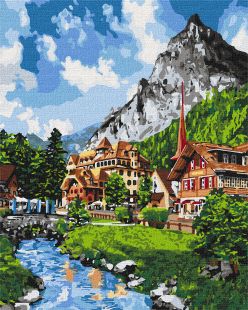 Malen nach Zahlen - Unvergessliche Landschaft