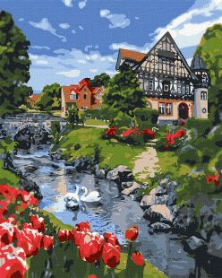 Malen nach Zahlen - Eine magische Landschaft