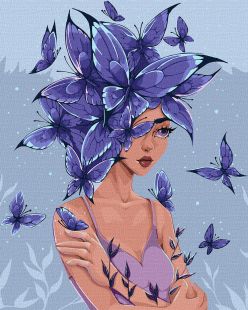 Malen nach Zahlen - Schmetterlingsgedanken ©lien_illustration