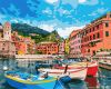 Malen nach Zahlen - Italienische Stadt