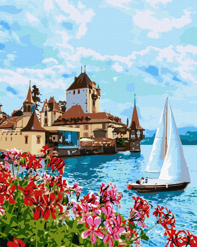 Malen nach Zahlen - Helle Schweiz