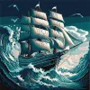 Malen nach Zahlen - Sturm auf dem Meer ©art_selena_ua