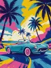Painting by numbers - Neon drive ©art_selena_ua
