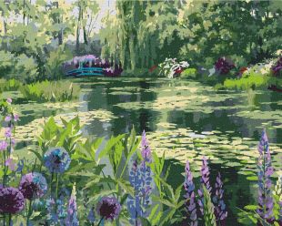 Malen nach Zahlen - Monets Garten in Giverny ©Ira Volkova