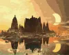 Malen nach Zahlen - Goldene Stadt