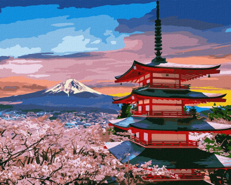 Malen nach Zahlen - Beliebtes Japan