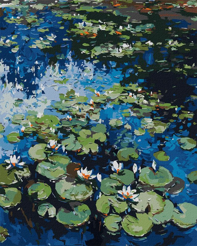 Malen nach Zahlen - Wasserlilien ©Claude Monet