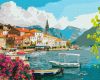 Malen nach Zahlen - Sommer in der Bucht von Kotor