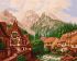 Painting by numbers - A town in the mountains ©Sergey Lobach