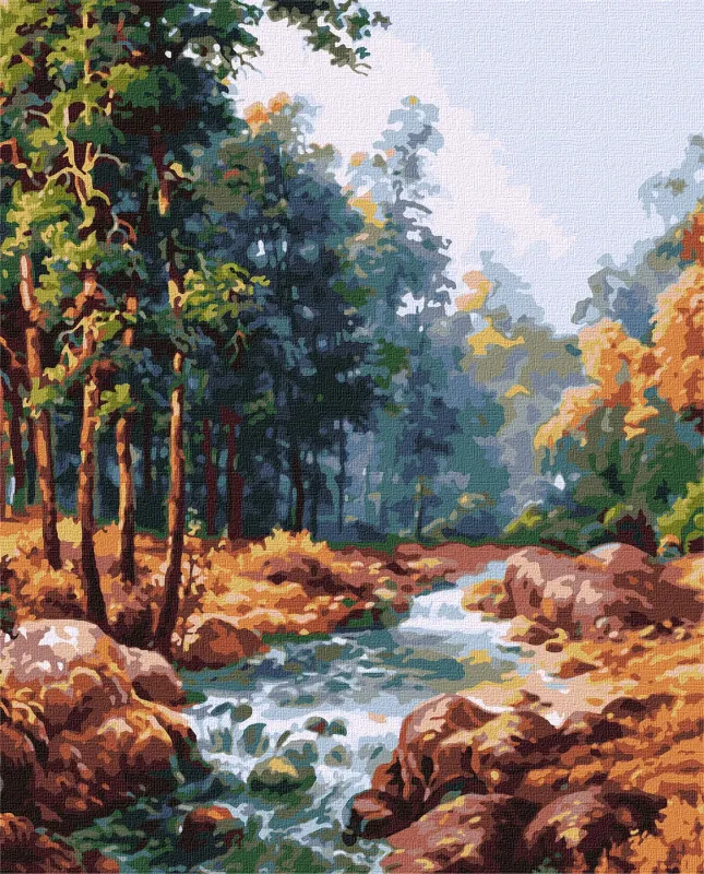 Painting by numbers - Carpathian watershed ©Sergey Lobach