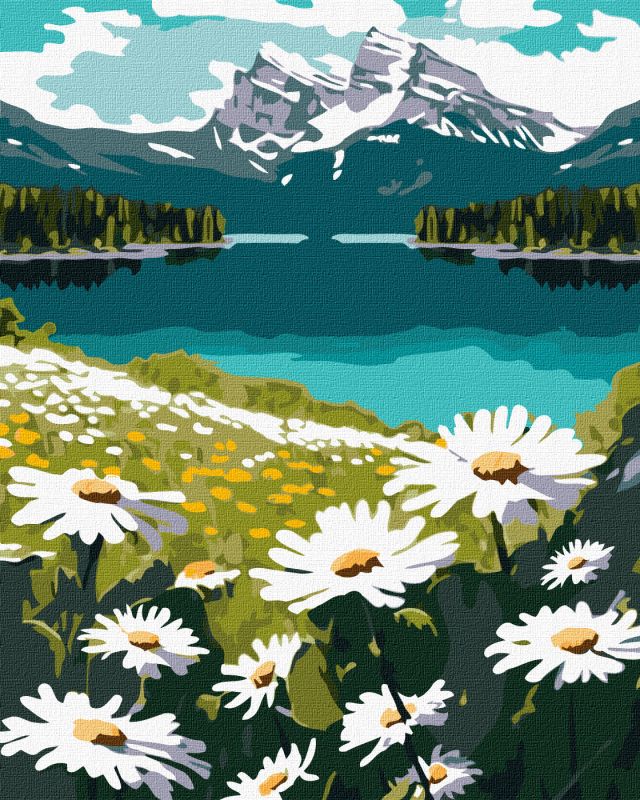 Painting by numbers - Blooming daisies ©art_selena_ua