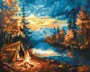 Malen nach Zahlen - Nacht im Wald ©art_selena_ua