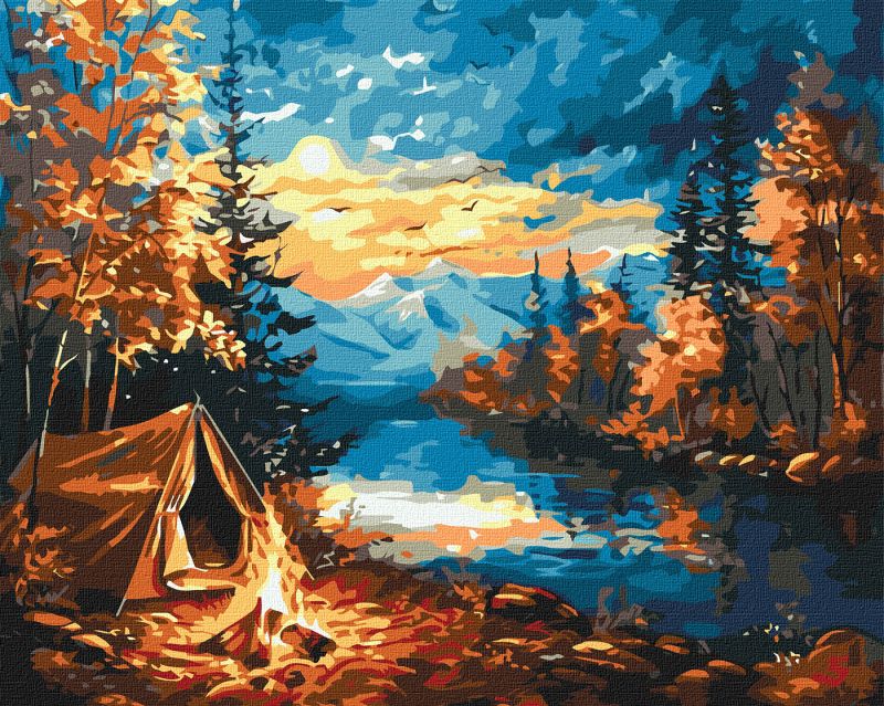 Painting by numbers - Night in the forest ©art_selena_ua