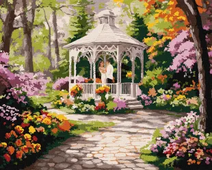 Malen nach Zahlen - Eine Blumenwiese ©art_selena_ua