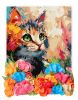 Malen nach Zahlen mit Farben und luftgetrocknetem TonFlauschiges Kätzchen ©art_selena_ua
