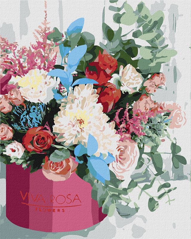 Painting by numbers - An exquisite bouquet 