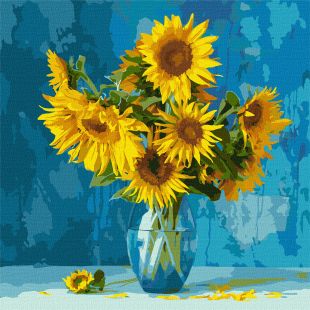 Malen nach Zahlen - Lieblings Sonnenblumen ©Ira Volkova