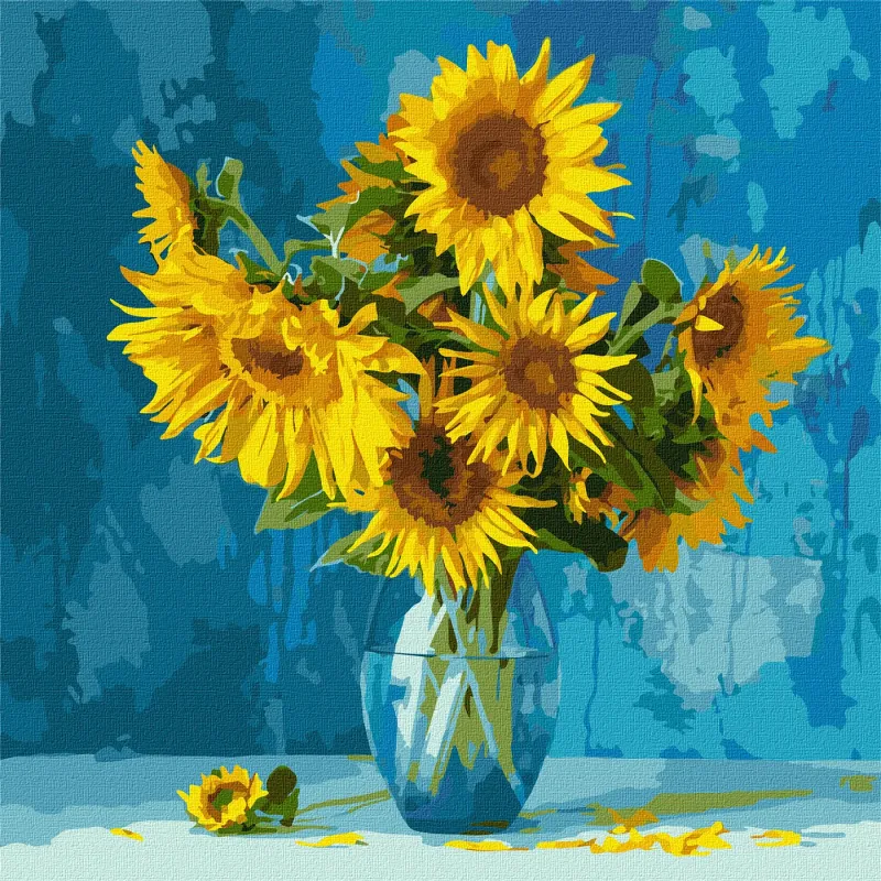 Malen nach Zahlen - Lieblings Sonnenblumen ©Ira Volkova