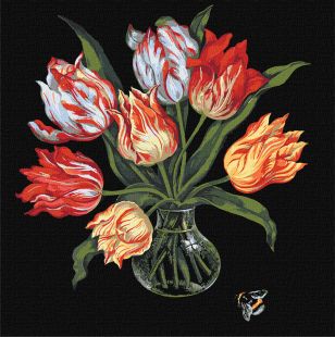 Malen nach Zahlen - Elegante Tulpen ©kovtun_olga_art
