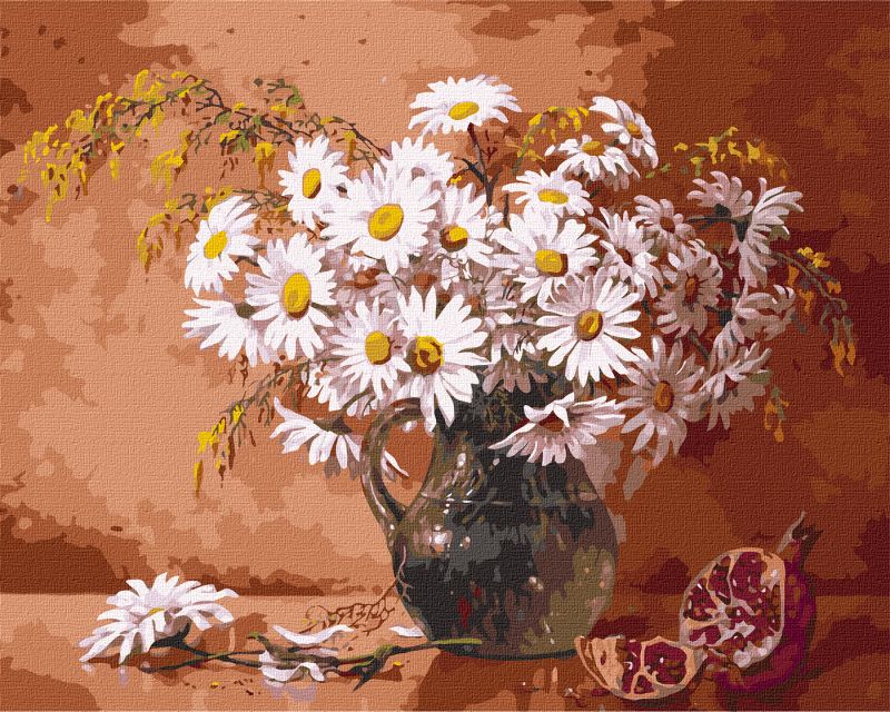 Painting by numbers - A bouquet of Chamomile ©Sergey Lobach
