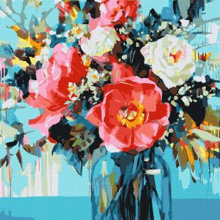 Malen nach Zahlen - Blumen für die Stimmung ©BOND Tetiana