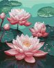 Painting by numbers - Pink lilies ©art_selena_ua