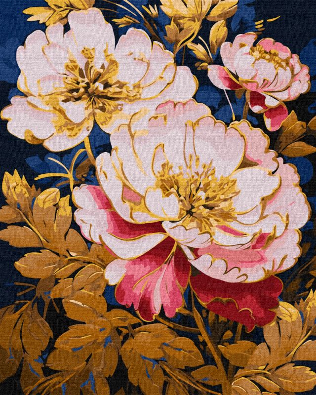 Malen nach Zahlen - Die rosa Symphonie mit extra Metallic-Farben ©art_selena_ua