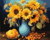 Malen nach Zahlen - Sonnenblumen-Harmonie ©art_selena_ua