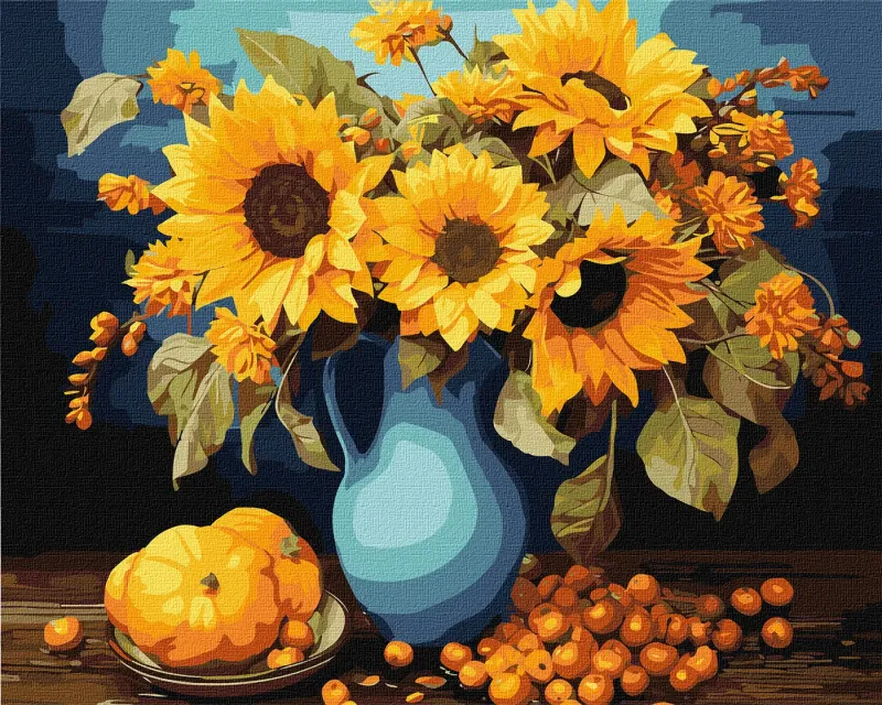 Malen nach Zahlen - Sonnenblumen-Harmonie ©art_selena_ua