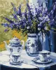 Malen nach Zahlen - Teeparty mit Lavendel ©art_selena_ua