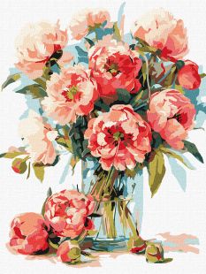 Malen nach Zahlen - Ein Blumenstrauß der Träume ©art_selena_ua